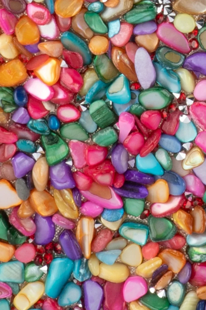 Savannah Pebble Clutch | Multi