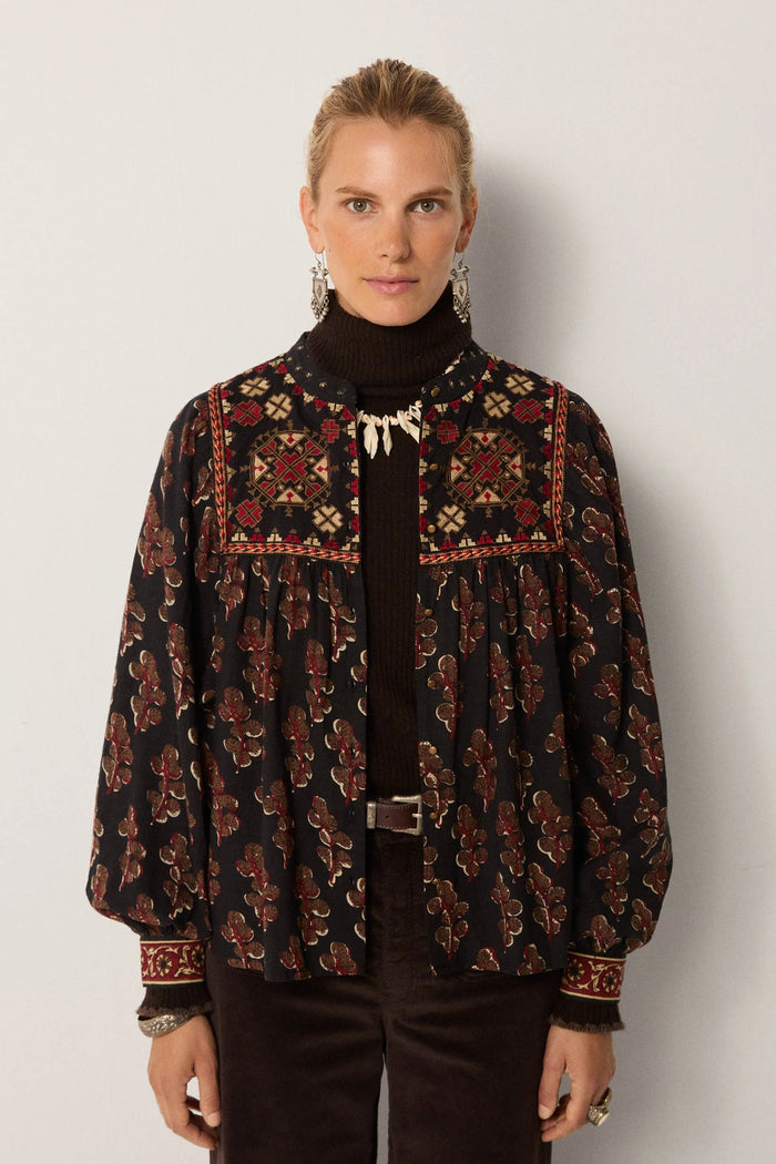 Scarlet Blouse | Black Coffee