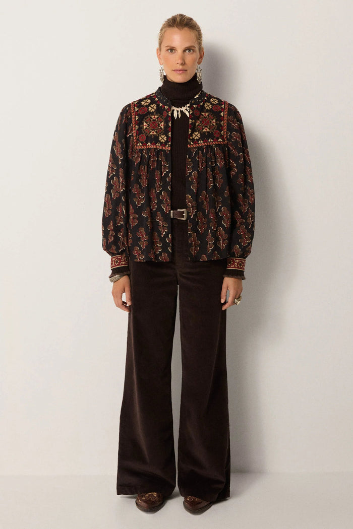 Scarlet Blouse | Black Coffee