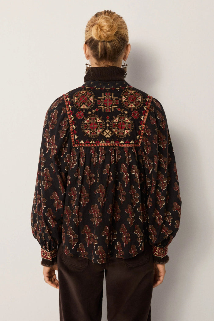Scarlet Blouse | Black Coffee