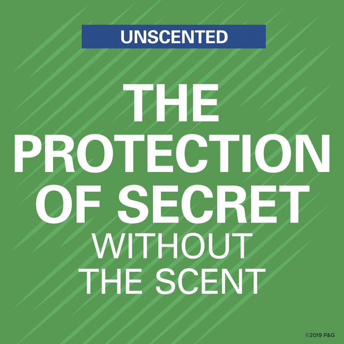 Secret Outlast Clear Gel Antiperspirant Deodorant for Women, Unscented 3.4 oz