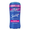 Secret Outlast Clear Gel Antiperspirant Deodorant, Protecting Powder, 2.6 oz, 2 Pack