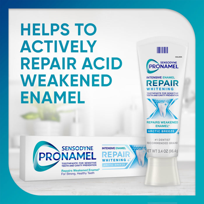 Sensodyne Pronamel Intensive Enamel Repair Toothpaste for Sensitive Teeth and Cavity Protection - 3.4 Oz