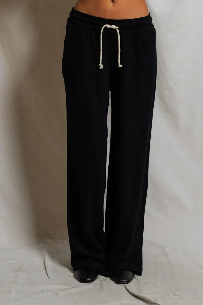 Shakira Japanese Jersey Pant | True Black