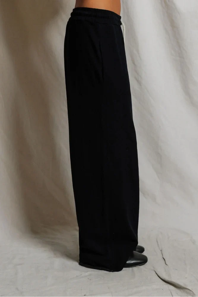 Shakira Japanese Jersey Pant | True Black