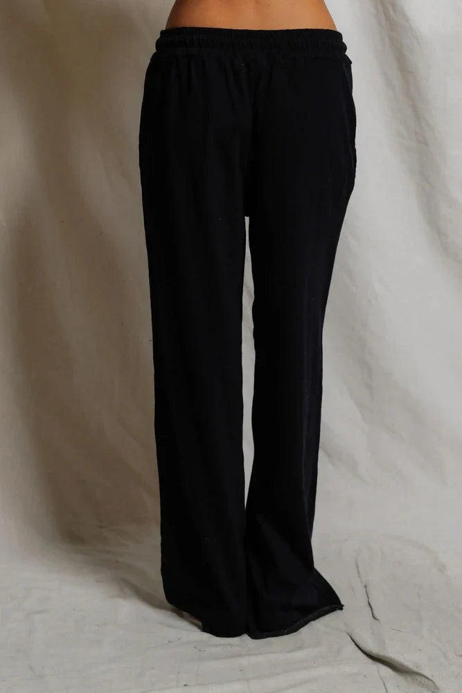 Shakira Japanese Jersey Pant | True Black