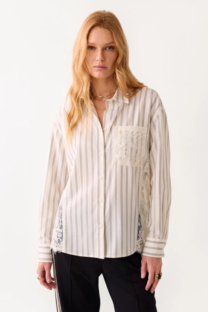 Shirt with Lace Details