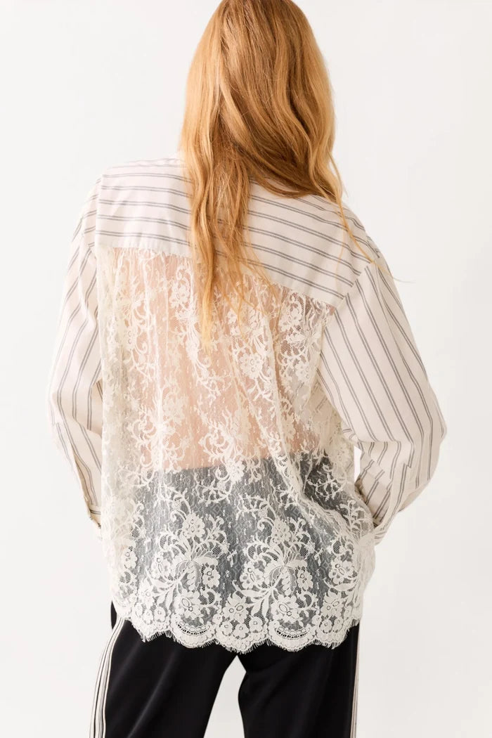 Shirt with Lace Details