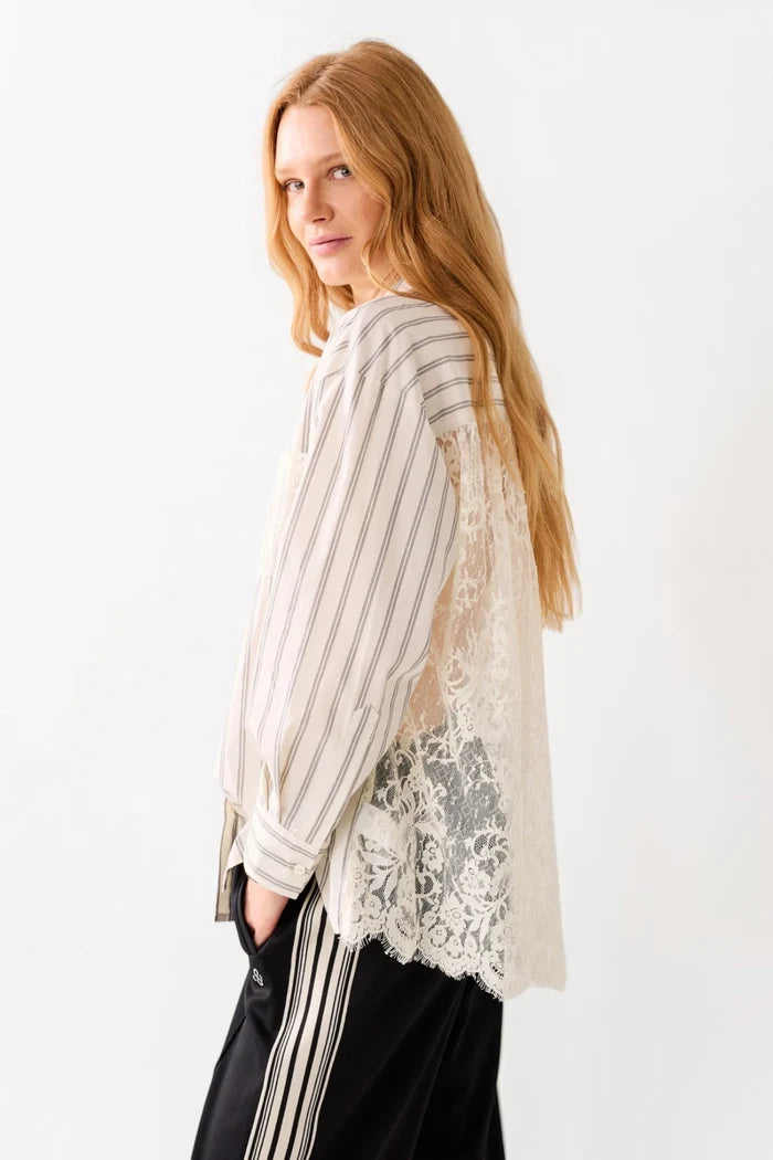 Shirt with Lace Details