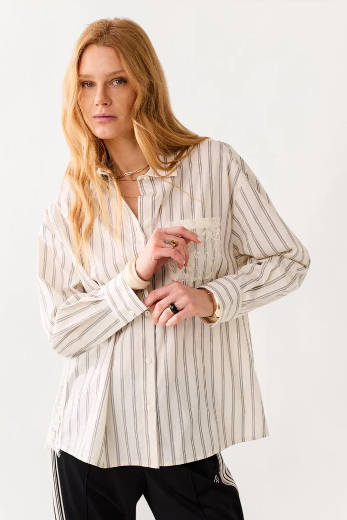 Shirt with Lace Details