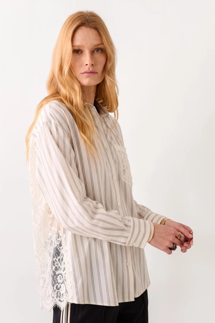 Shirt with Lace Details