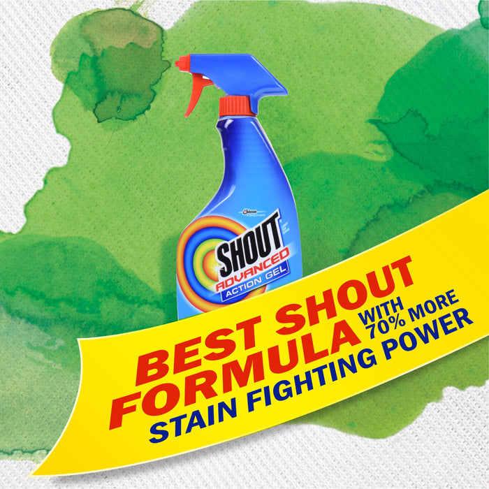 Shout Advanced Acting Gel, Laundry Stain Remover, 22 Ounce