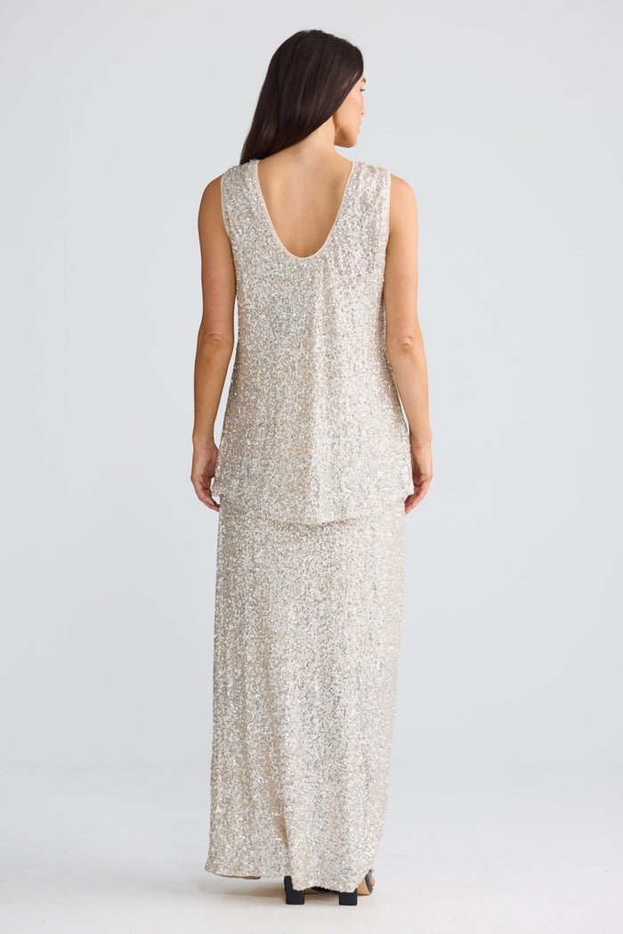 Show Stopper Top | Champagne