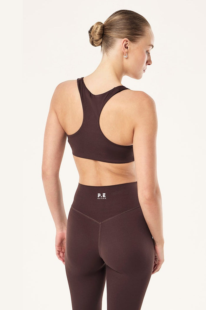 Signature Scoop Sports Bra | Dark Plum