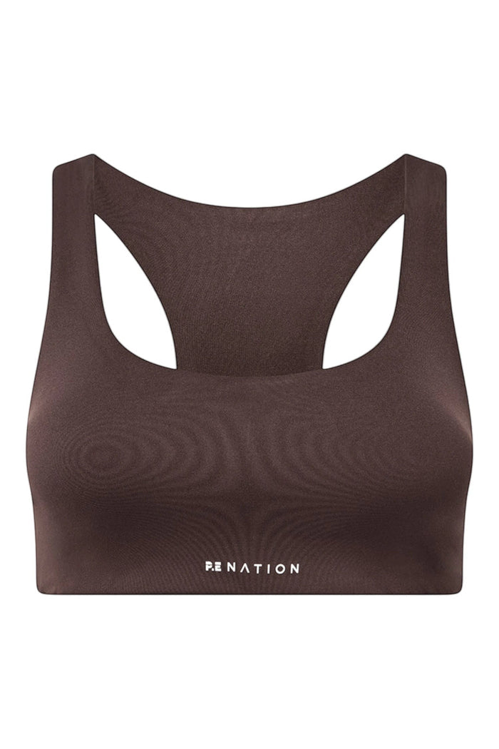 Signature Scoop Sports Bra | Dark Plum
