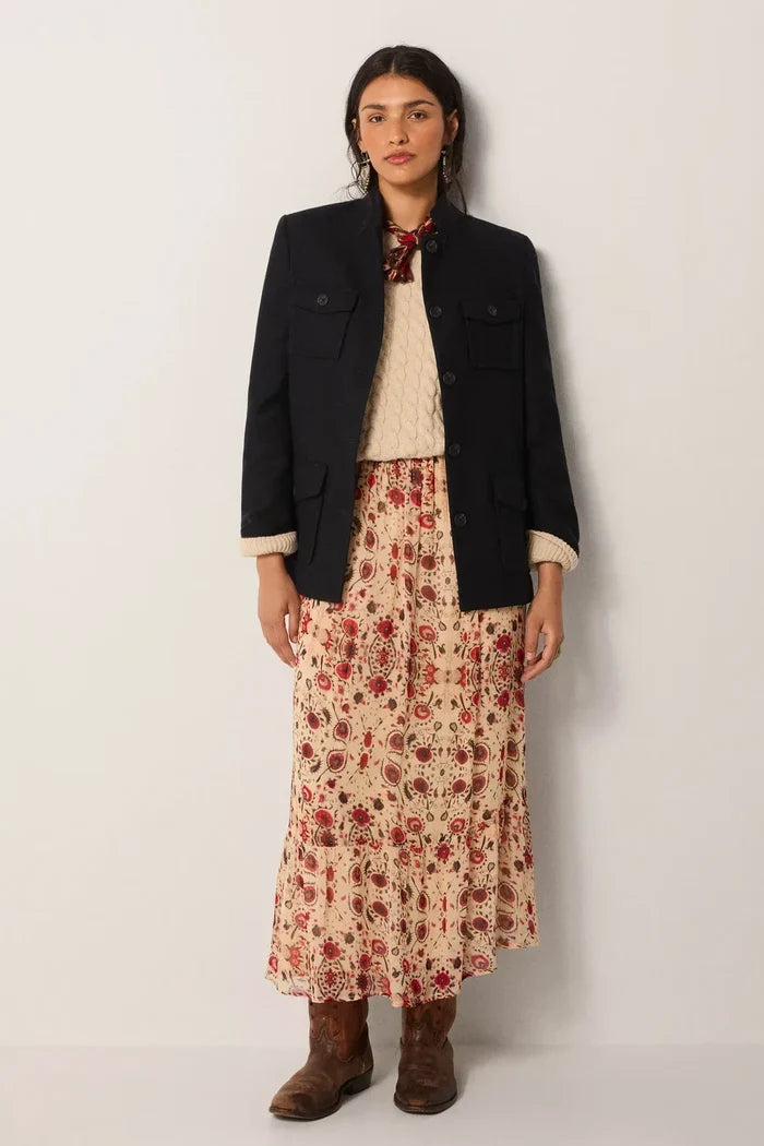 Simone Skirt | Coquelicot Coquillage