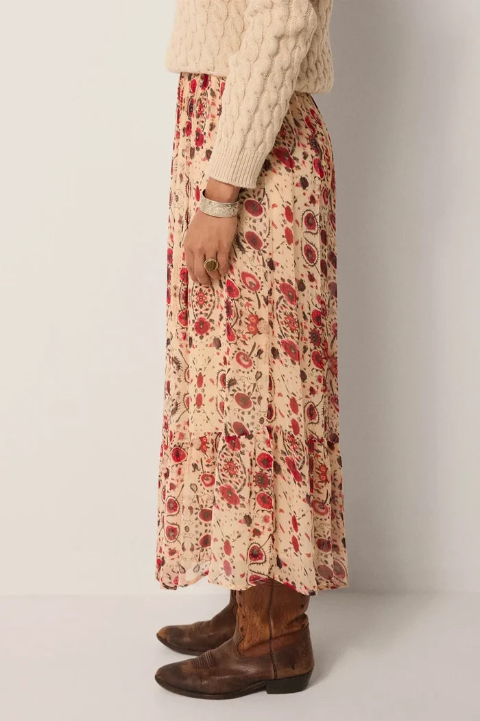 Simone Skirt | Coquelicot Coquillage