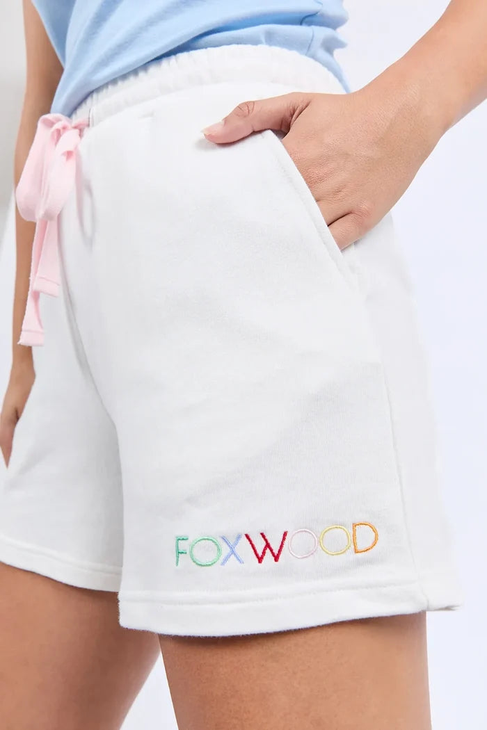 Simplified Confetti Short | Vintage White