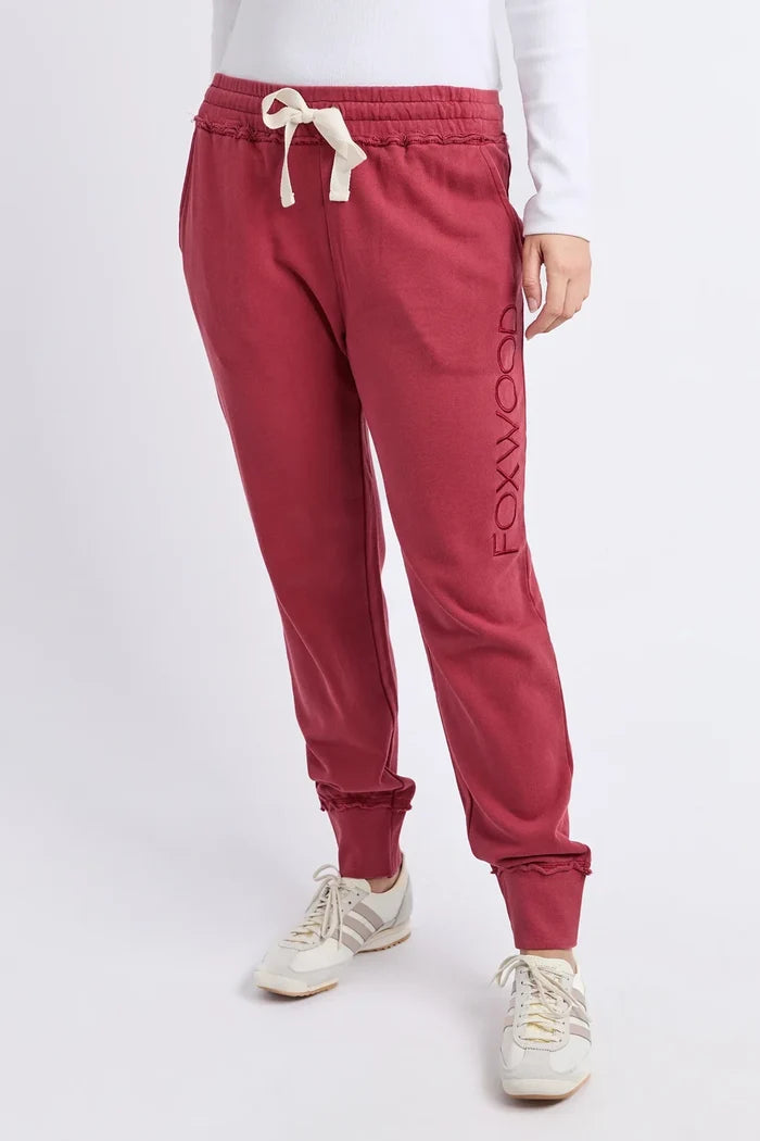 Simplified Track Pant | Rust