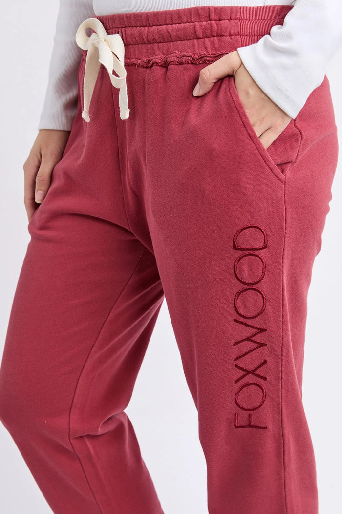 Simplified Track Pant | Rust