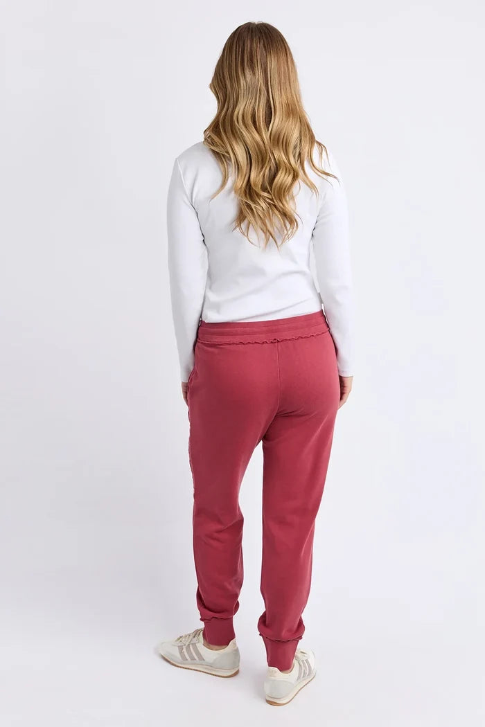 Simplified Track Pant | Rust