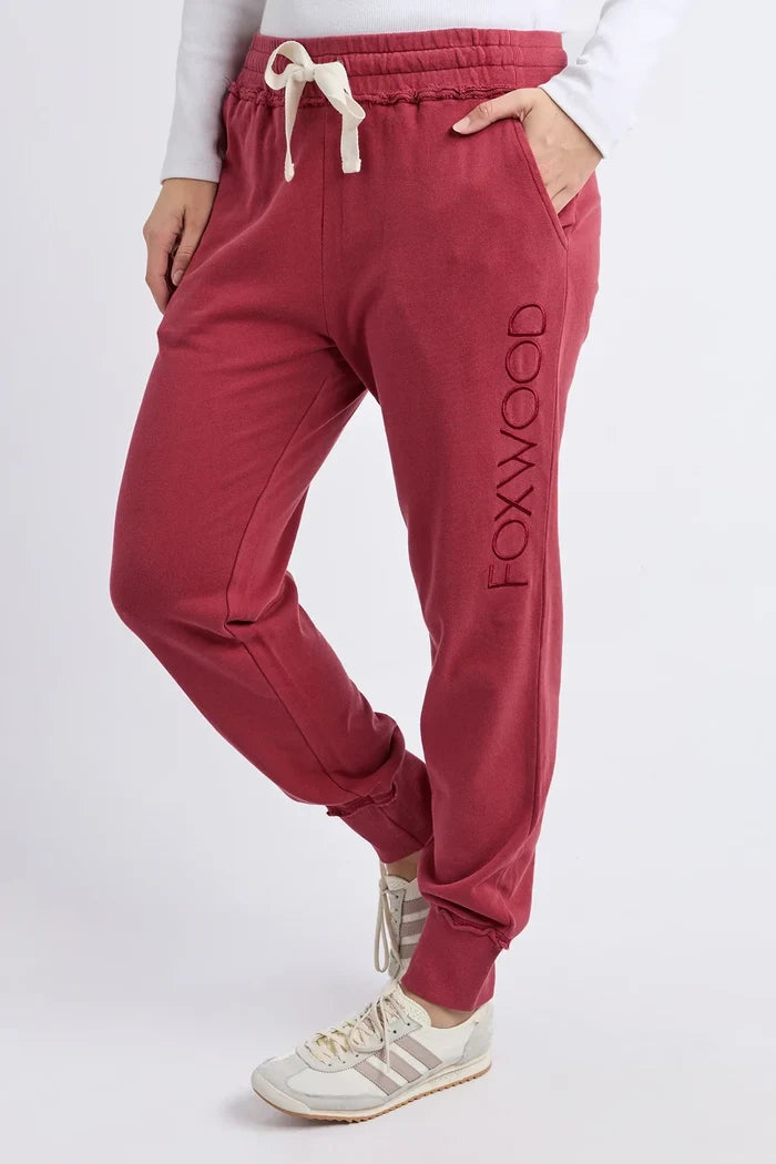 Simplified Track Pant | Rust