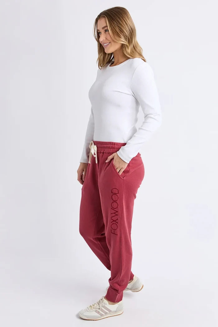 Simplified Track Pant | Rust