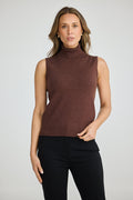 Skye Knit Top | Chocolate Marle