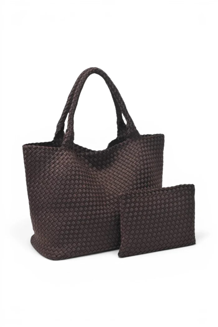Sky's The Limit Large Tote | Chocolate