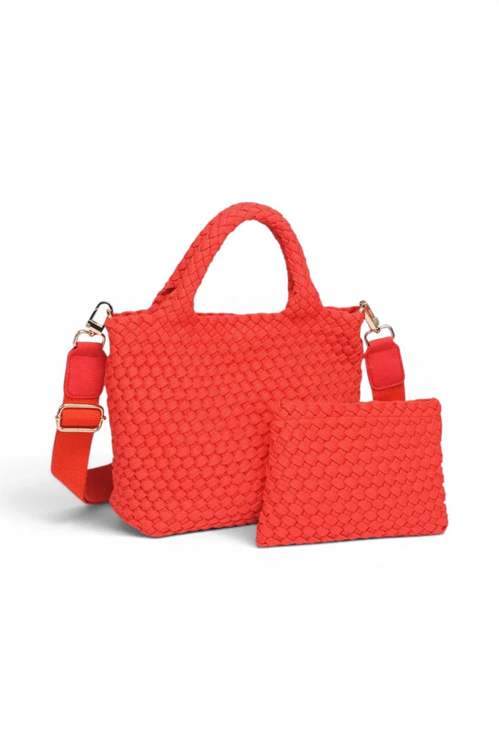 Sky's The Limit Small Eco Tote | Coral