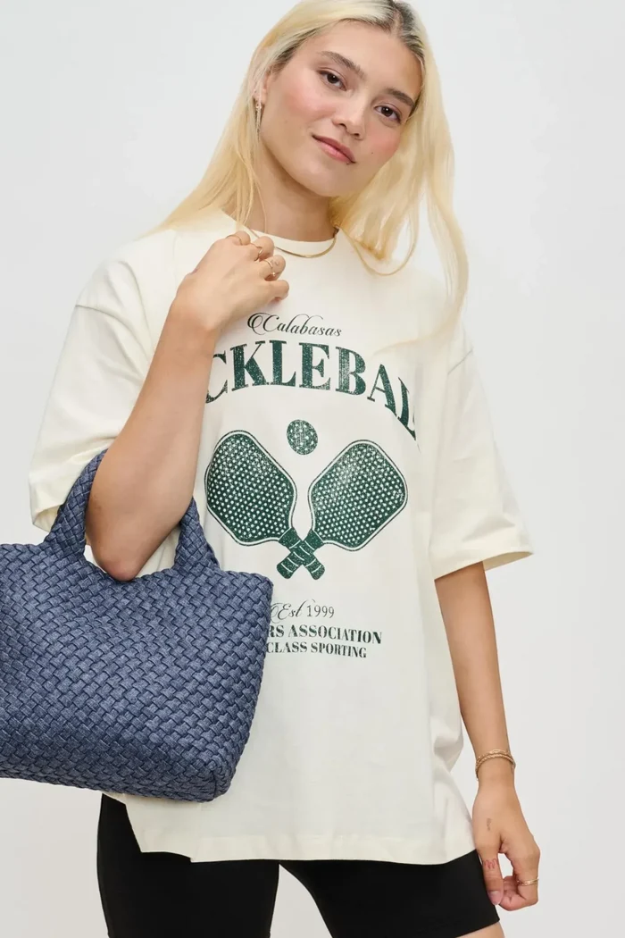 Sky's The Limit Small Tote | Dark Denim