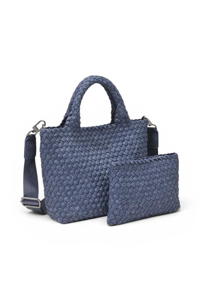 Sky's The Limit Small Tote | Dark Denim