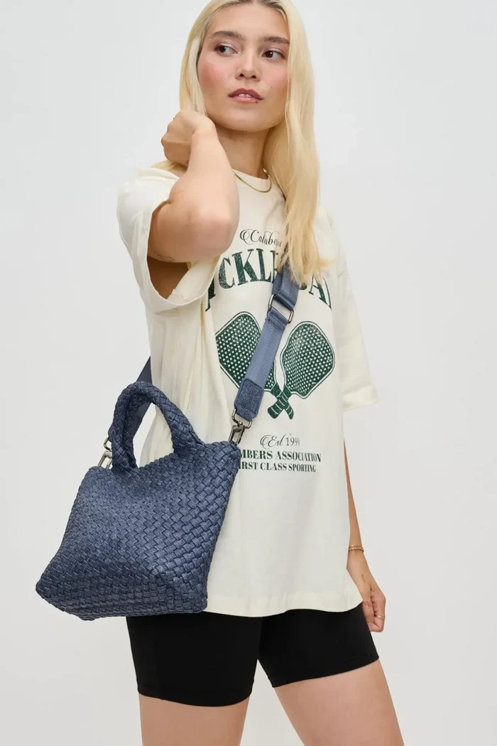 Sky's The Limit Small Tote | Dark Denim