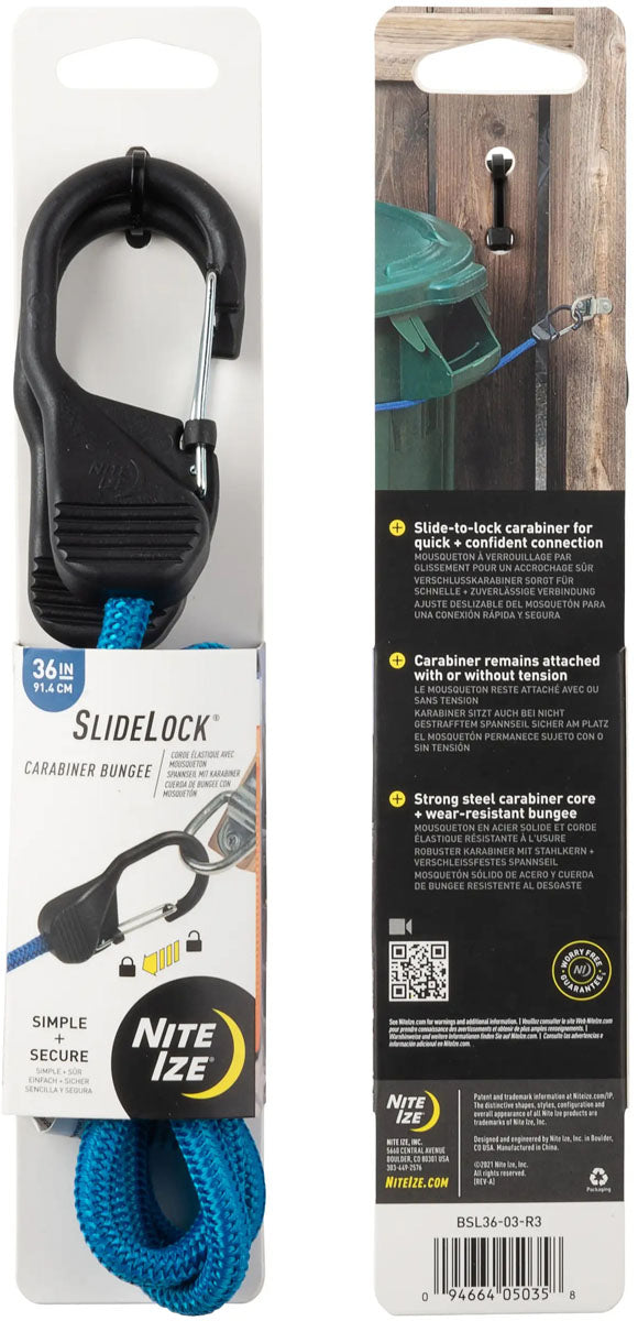 SlideLock Carabiner Bungee - 36 in.