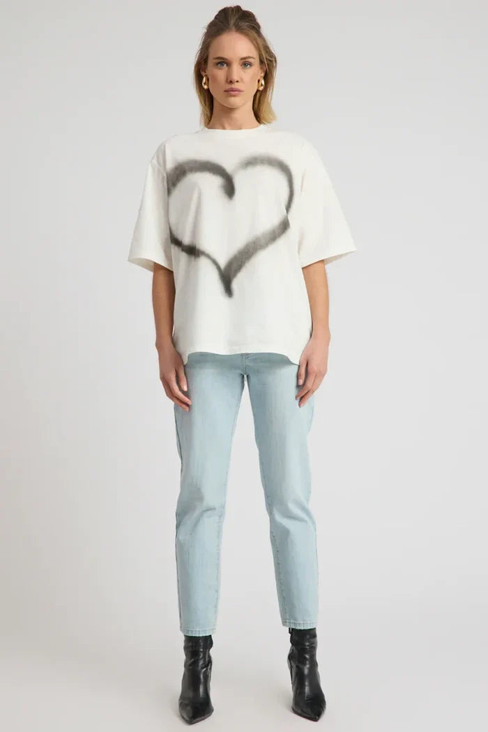 Slims Heart High Waist Cropped Slim Fit Denim Jean | Sea Mist Blue