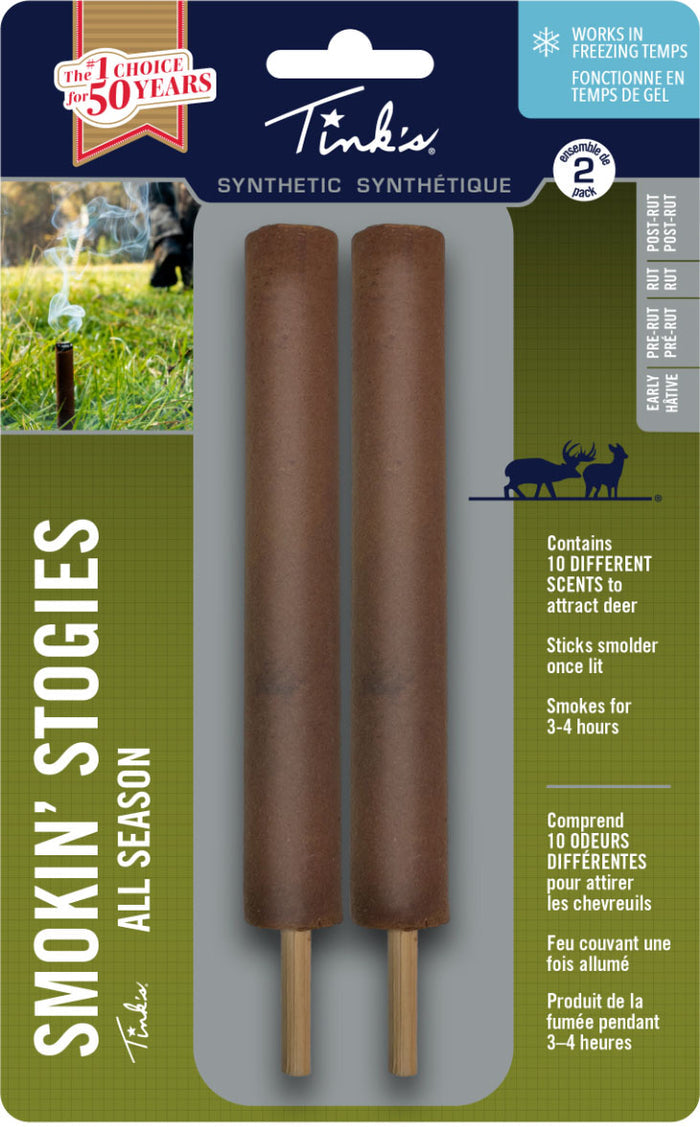 Smokin' Stogies Deer Smoking Sticks - All Season - 2/PK