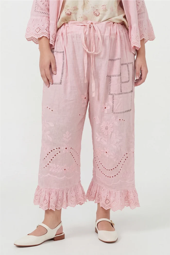 Softly Worn Eyelet Bloomer | Rose