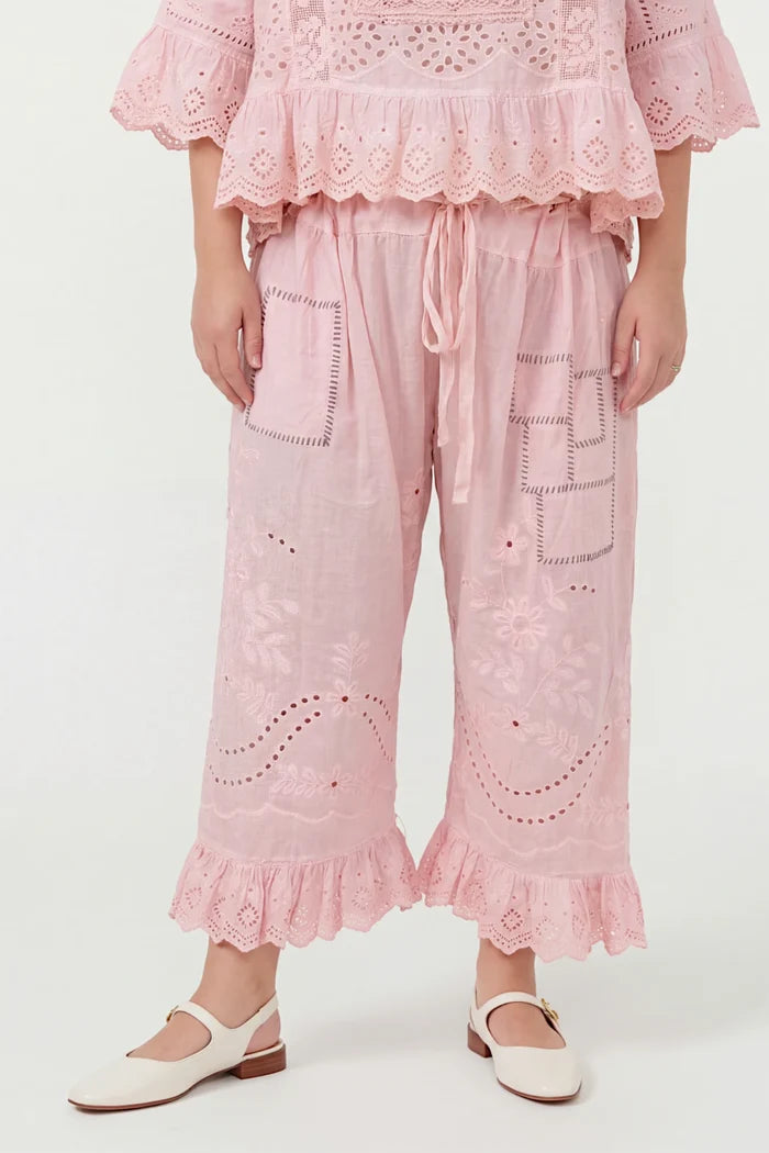 Softly Worn Eyelet Bloomer | Rose