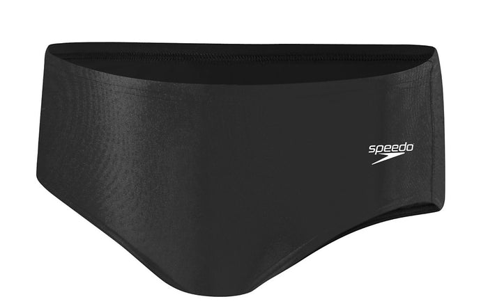 Solid Brief Athletic Swimsuit - Men's