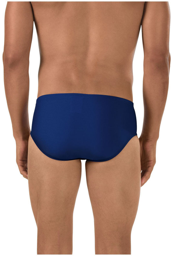 Solid Brief Athletic Swimsuit - Men's