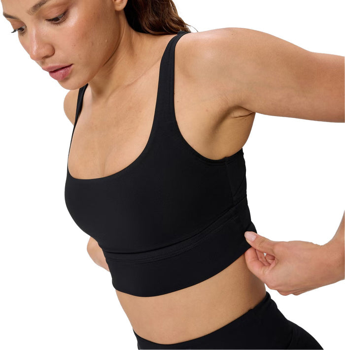 Solid Square Neck Bikini Top - Women's