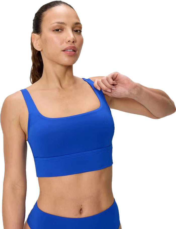 Solid Square Neck Bikini Top - Women's