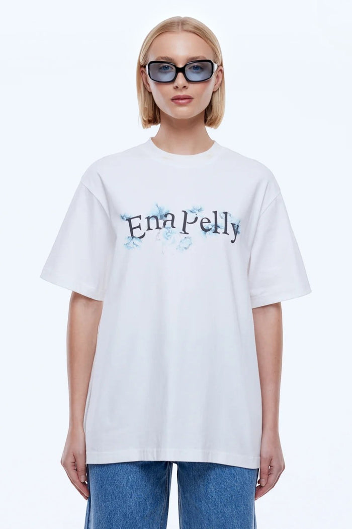 Sophia Relaxed Tee | Vintage White/Ena Pelly