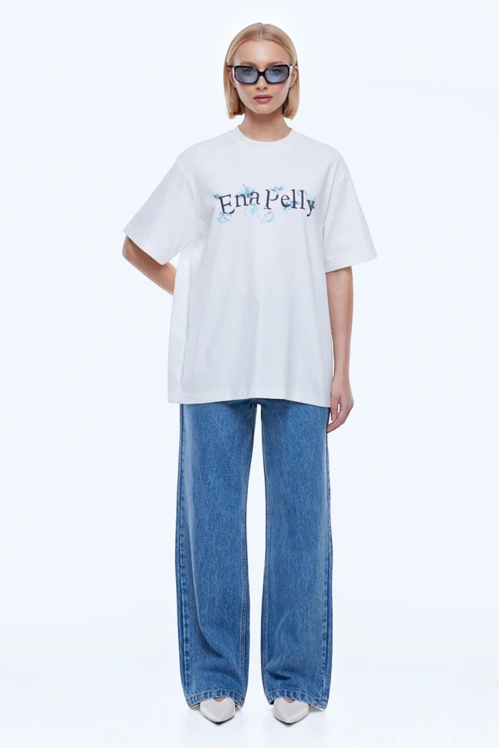 Sophia Relaxed Tee | Vintage White/Ena Pelly