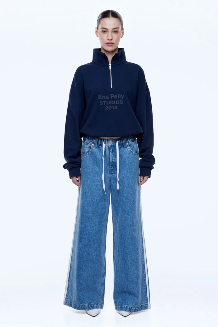 Sophie Wide Leg Jean | Light Indigo