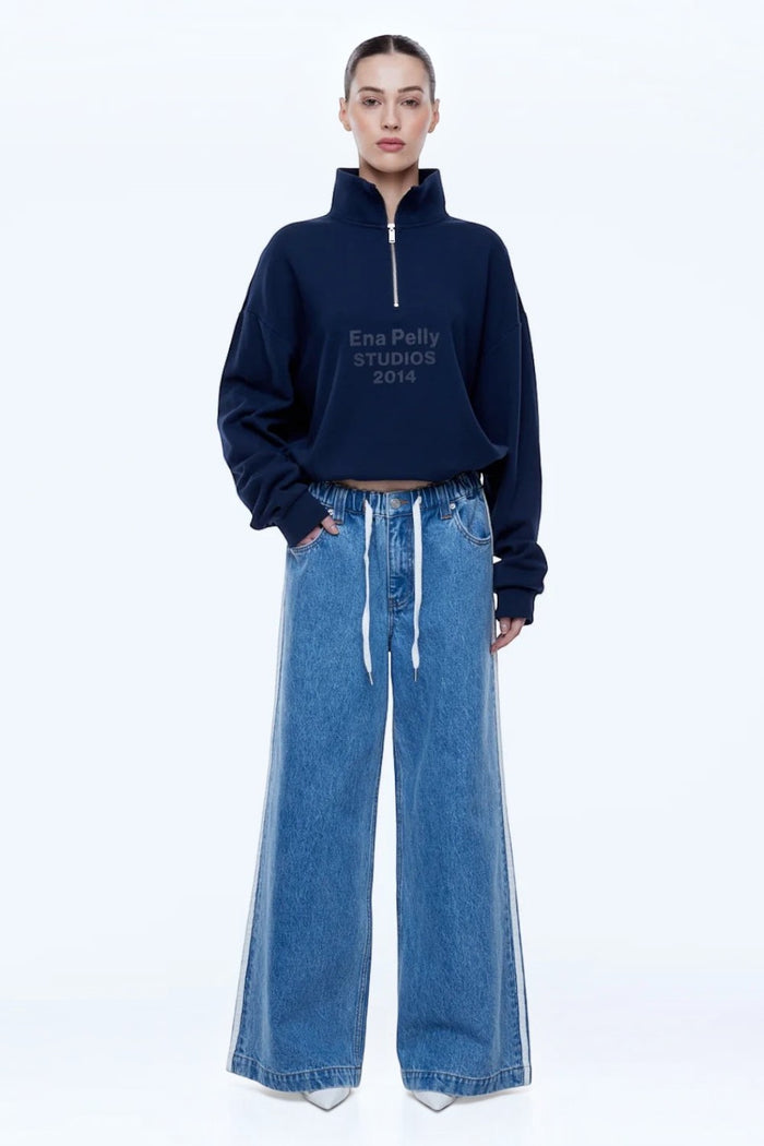 Sophie Wide Leg Jean | Light Indigo