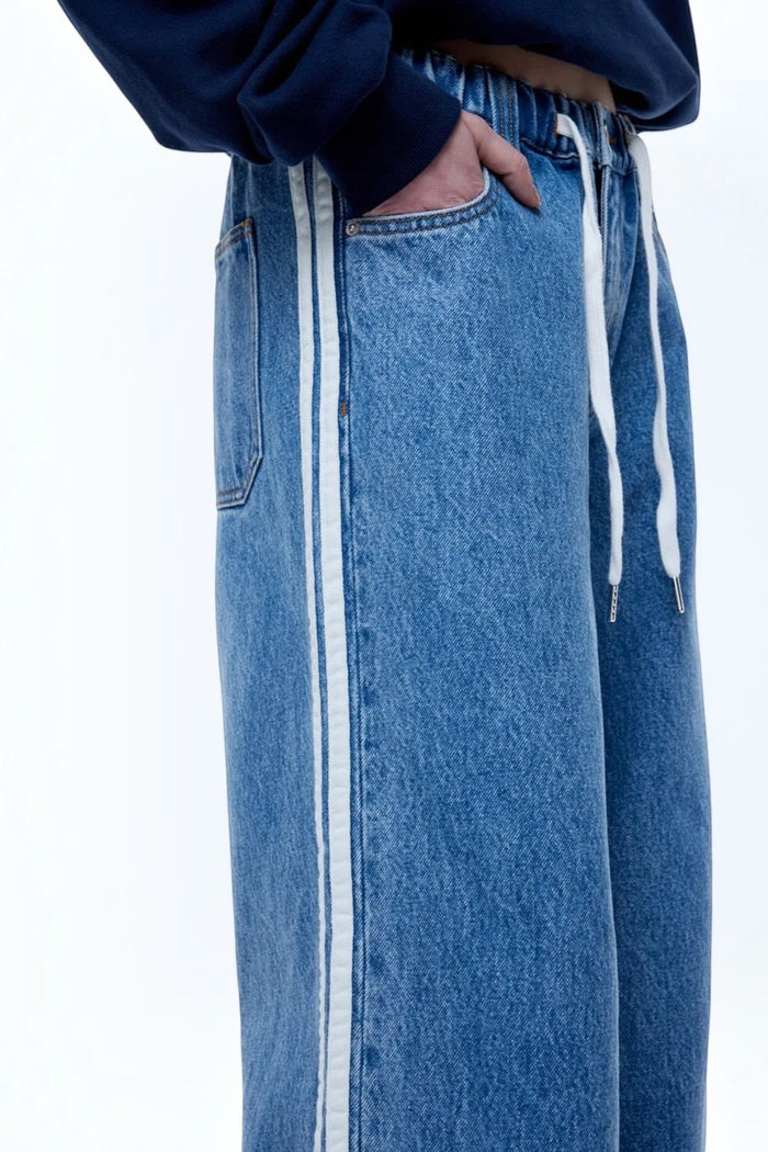 Sophie Wide Leg Jean | Light Indigo