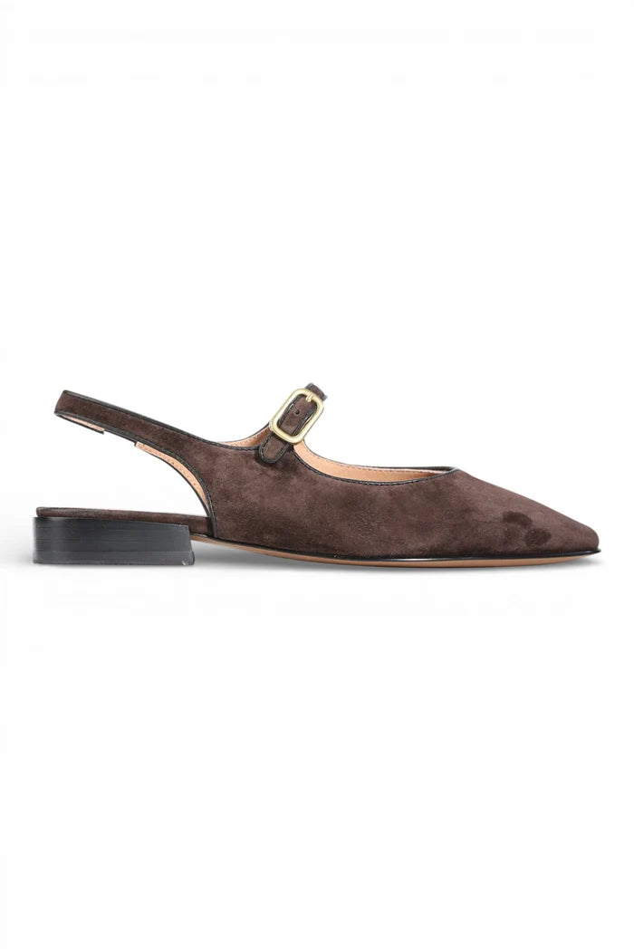 Sophina Flats | Cocoa Kidsuede