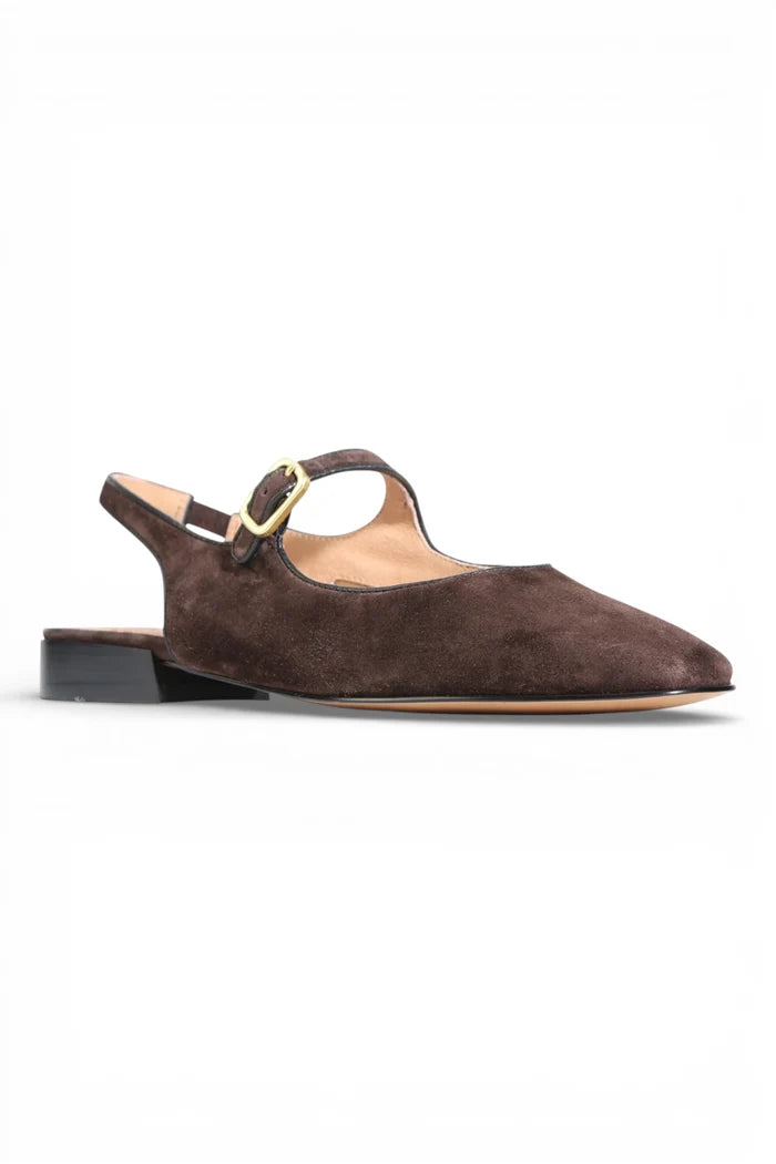 Sophina Flats | Cocoa Kidsuede