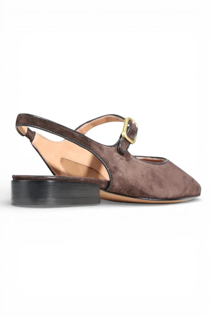 Sophina Flats | Cocoa Kidsuede